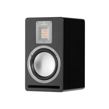 Audiovector QR1 Piano Black Bookshelf Speakers (Pair / Set of 2)