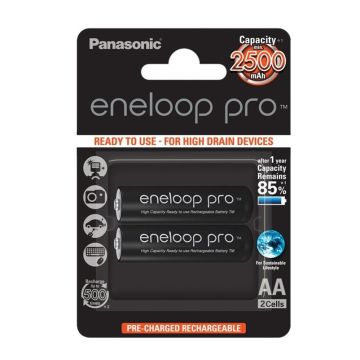 Panasonic Eneloop Pro BK-3HCDE/2BE 2500 mAh (2xAA)