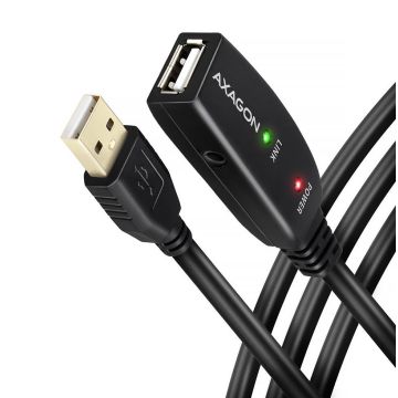 Axagon USB 2.0 Active Extension Cable A-M to A-F 15m (ADR-215)