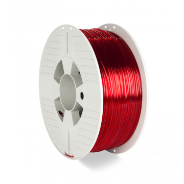 Verbatim PET‑G Filament 3D Printer 1.75 mm 1 Kg red transparent