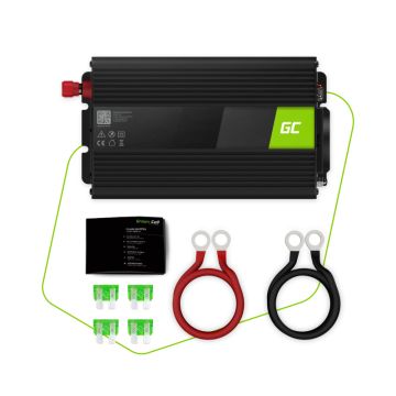 Green Cell Power Inverter 24V to 230V 1000W/2000W Pure sine wave (INV18)