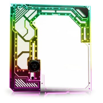 Singularity Computer Spectre 4 Aevum Dual Loop Side Panel Acrylic Clear/black (SC-SPEC4-AEV-DLSP)