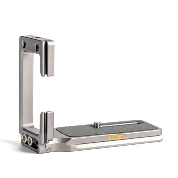 NiSi PRO NLP-SG Adjustable L Bracket for Camera with Flip Out Screen (Tripod mount point at the front of the camera base)