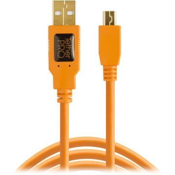 Tether Tools Pro USB 2.0 MiniB 4.6m Orange (CU5451)