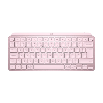 LOGITECH MX Keys Mini Membrane Wireless Backlit Keyboard (Pink) (US)