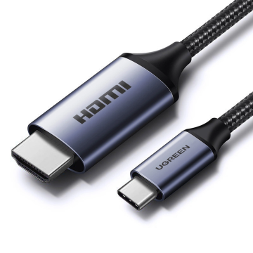 Ugreen USB C - HDMI 2.1 8K 60Hz Cable 1.5m Ugreen CM565 - Gray