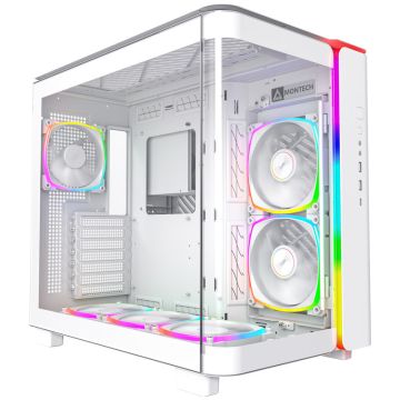 Montech KING 95 PRO Midi-Tower, Tempered Glass, ARGB - White (KING95PROW)