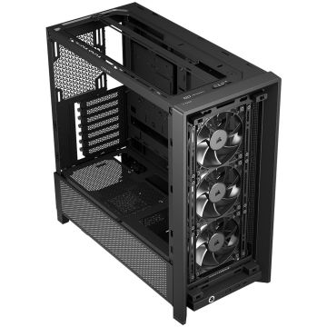 Corsair Frame 4000D RS PC case, Mid Tower, E-ATX, Tempered Glass - Black (CC-9011312-WW)