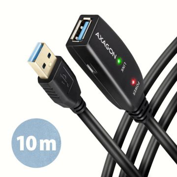 Axagon USB 3.2 Active Extension Cable A-M to A-F 10m (ADR-310)