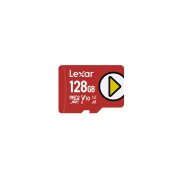 Lexar PLAY microSDXC 128GB UHS-I Card 150MB/s Read Class 10, U1, V10, A1 (LMSPLAY128G-BNNNG)