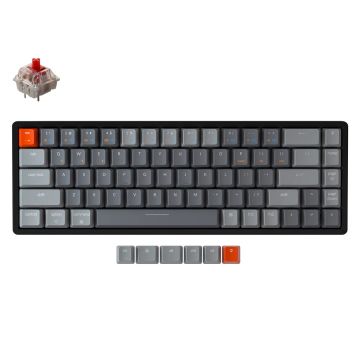 Keychron K6 65% (ANSI, RGB, US, Gateron G Pro Red Switch)