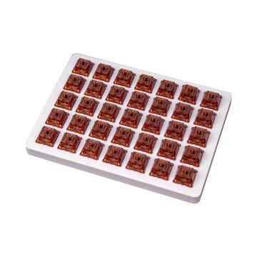 Keychron Gateron Phantom Switch Set - Phantom Brown 35pcs. (X0031T3GTZ)