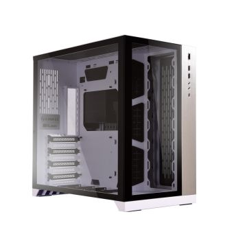 Lian Li PC-O11 Dynamic Midi Tower, Tempered Glass - White (PC-O11DW)