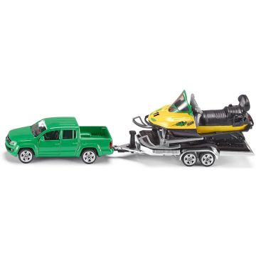 Siku Car with trailer and snowmobile (2548)