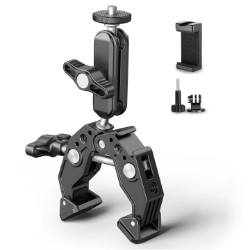 Neewer ST83 super clamp with 3" Dual Ball Head Arm