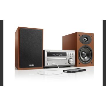 Denon D-M41DAB Silver/Cherry