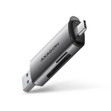 Axagon Memory Reader USB-C USB3.2 2 Slot SD MicroSD (CRE-SAC)