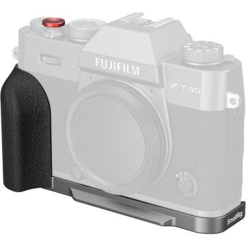 SmallRig 5665 L-Shaped Mount Plate w Silicone Handle for FUJIFILM X-T30 / T30 II / T30 III Charcoal