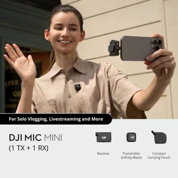 DJI Mic Mini (1 TX + 1 RX) Demo modelis