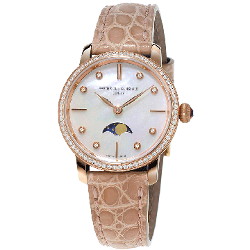 Frederique Constant Slimline Moonphase Ladies Watch FC-206MPWD1SD9
