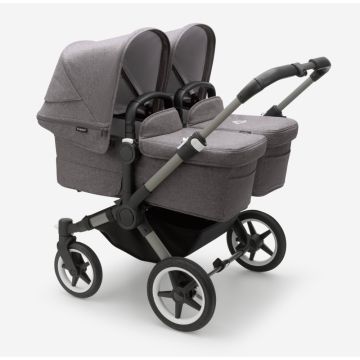 Bugaboo Donkey 5 Twin Graphite/Grey Melange/Grey Melange