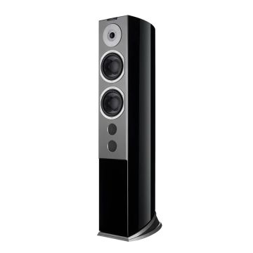 Audiovector R6 Signature Piano Black Floorstanding Speakers (Pair / Set of 2)