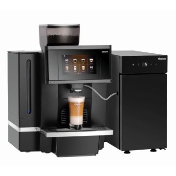 Bartscher KV1 Comfort Automatic Coffee Machine + KV8 Milk refrigerator (190031+190085)