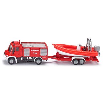 Siku Unimog Fire engine with boat (1636)