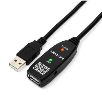Axagon USB 2.0 Active Extension Cable A-M A-F 10m (ADR-210)
