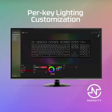 HyperX Alloy Origins RGB Blue Switches US (HX-KB6BLX-US)