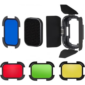Godox BD-07 II Barndoor Kit For AD200 Pro II Speedlite Flash Head
