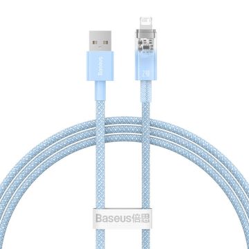 Baseus Explorer Fast Charging Cable USB to Lightning 2.4A 1M Blue (CATS010003)