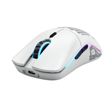 Glorious PC Gaming Race Model O- Minus Wireless Matte White (GLO-MS-OMW-MW)