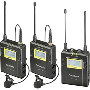 Saramonic Lavalier Microphone Set UwMic9 TX9 + TX9 + RX9 UHF Wireless