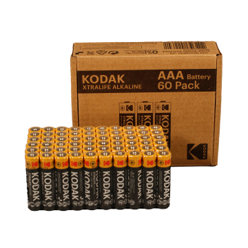 Kodak XTRALIFE alkaline AAA battery (60 pack)
