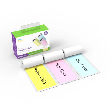 myFirst Camera Insta Thermal Sticker Pink, Blue, Yellow (Color)