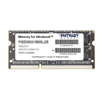 Patriot Memory 8GB DDR3 PC3-12800 (1600MHz) SODIMM Memory Module 1x8GB 1.35v (PSD38G1600L2S)
