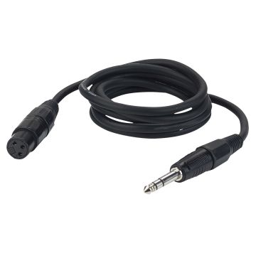 DAP Balanced Audio Cable XLR Female Stereo Jack 1.5m (FL03150)