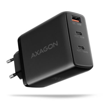 Axagon Mobile Charger Wall USB 100W GaN 3 Port ACU-DPQ100 (ACU-DPQ100)