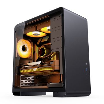 Jonsbo U4 Pro Midi-Tower, Tempered Glass Black