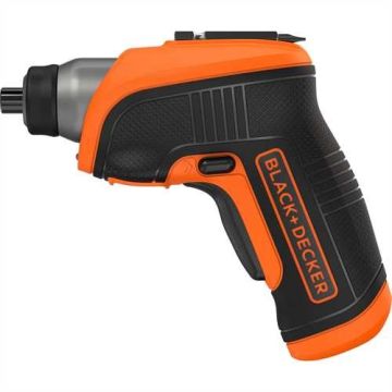 BLACK+DECKER 3.6V Lithium ion Screwdriver with Right Angle Attachment (CS3652LC)