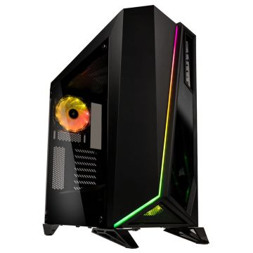 Corsair Carbide SPEC-OMEGA RGB Mid Tower, Tempered Glass - Black (CC-9011140-WW)