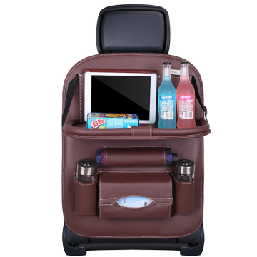 China Car Organizer for The Seat Foldable Shelf Mini Car Table Brown (9145576223895)