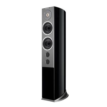 Audiovector R6 Arrete Piano Black Floorstanding Speakers (Pair / Set of 2)