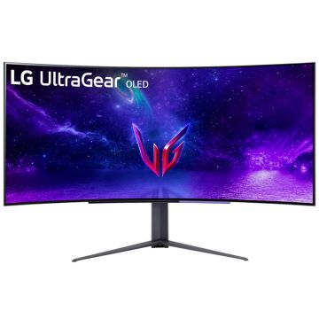 LG UltraGear OLED 45GR95QE, 113,03 cm (44,5 Zoll), Curved, 240 Hz, G-SYNC Compatible, OLED - DP, 2x (45GR95QE-B)
