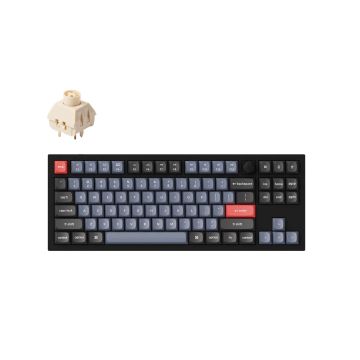 Keychron Q3 80% Carbon Black (ANSI, RGB, Hot-Swap Kailh Box Cream Switch)
