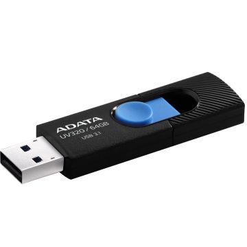 ADATA UV320 64GB USB 3.1 Black (AUV320-64G-RBKBL)