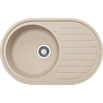 Franke Akmens Masas Ronda Beige 77x50cm (114.0029.528)