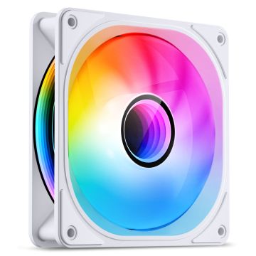Jonsbo FR-606WR PWM fan, Reverse, RGB - 120mm, white (FR-606WR)