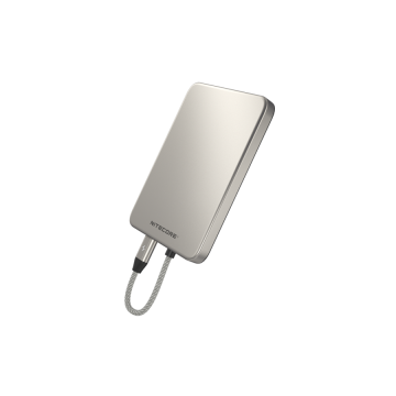 Nitecore POCKET 5 Magnetic Ultra Thin Power Bank Titanium Gray